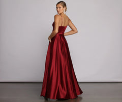 Juliet Formal Stylish High Slit Dress