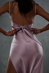 Backless Straps Slim Suspender Dress