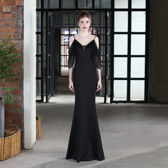 Grace Mesh Stylish Trim Sleeve Dress