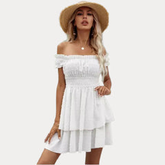 Suspender High-End Sleeveless Mini Dress