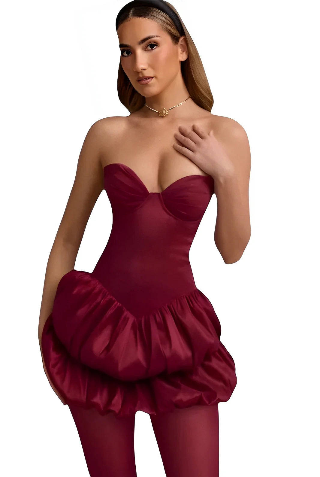 Ube Top Double Layer Tutu Dress