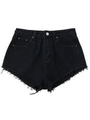 Trendy Denim Cutoffs Mini Shorts