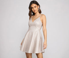Erin Formal Stylish Glitter Party Dress