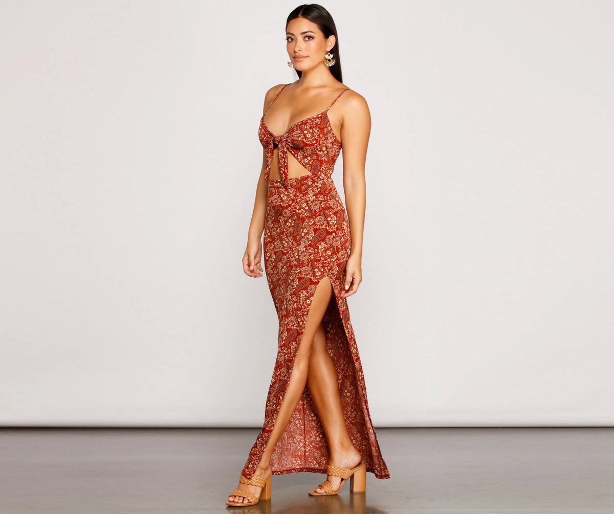 Stunning Boho Stylish Vibes Maxi Dress