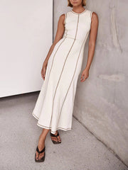 Special Ribbed Stylish Midi Dress