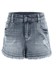 Fashion Cutoffs Destroyed Denim Shorts