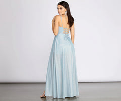 Holland Glitter Stylish A-Line Dress
