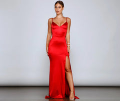 Karasi Formal High Charming Slit Mermaid Dress