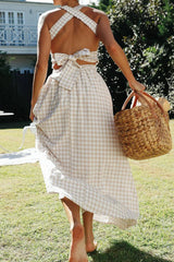 Fashion Street Solid Backless Off The Shoulder A Line Dresses