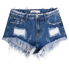 Loose-Edged Senim Shorts