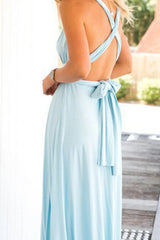 Multi-Wear Strappy Backless Maxi Dress