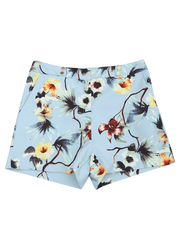 Fashion High Waisted Floral Shorts With Buttons