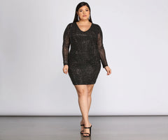 Plus Set In Charming Heat Stone Dress