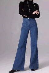 Flared Design Loose Fit Jeans
