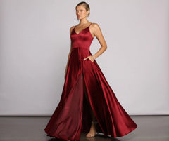 Juliet Formal Stylish High Slit Dress