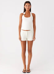 Oslo Mini Shorts - Ivory