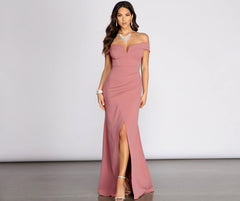 Everylynn Formal Stylish Wrap Mermaid Dress