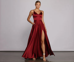 Juliet Formal Stylish High Slit Dress