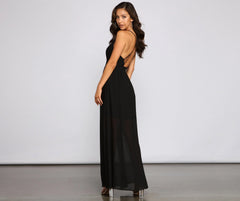 Effortless Beauty Stylish Chiffon Maxi Dress