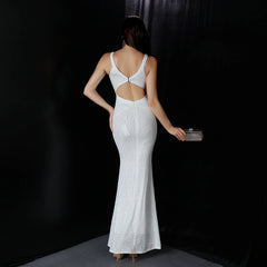Chloe Formal Collar Charming Slim-Fit Mermaid Dress