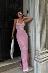Slim Hip-Wrapped Fishtail Dress
