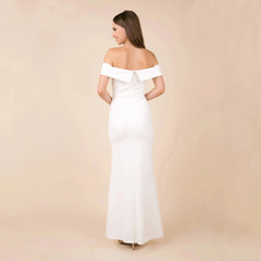 Kate Formal Stylish Crepe Midi Dress