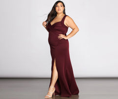 Plus Kyla Stylish Formal Bandage Dress