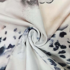 Flowers Pattern Off Shoulder Backless Contrast Tube Dress