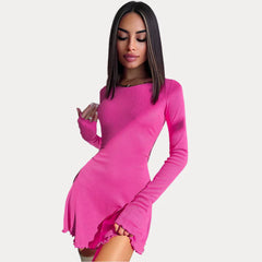 Back Strap Waist Dress