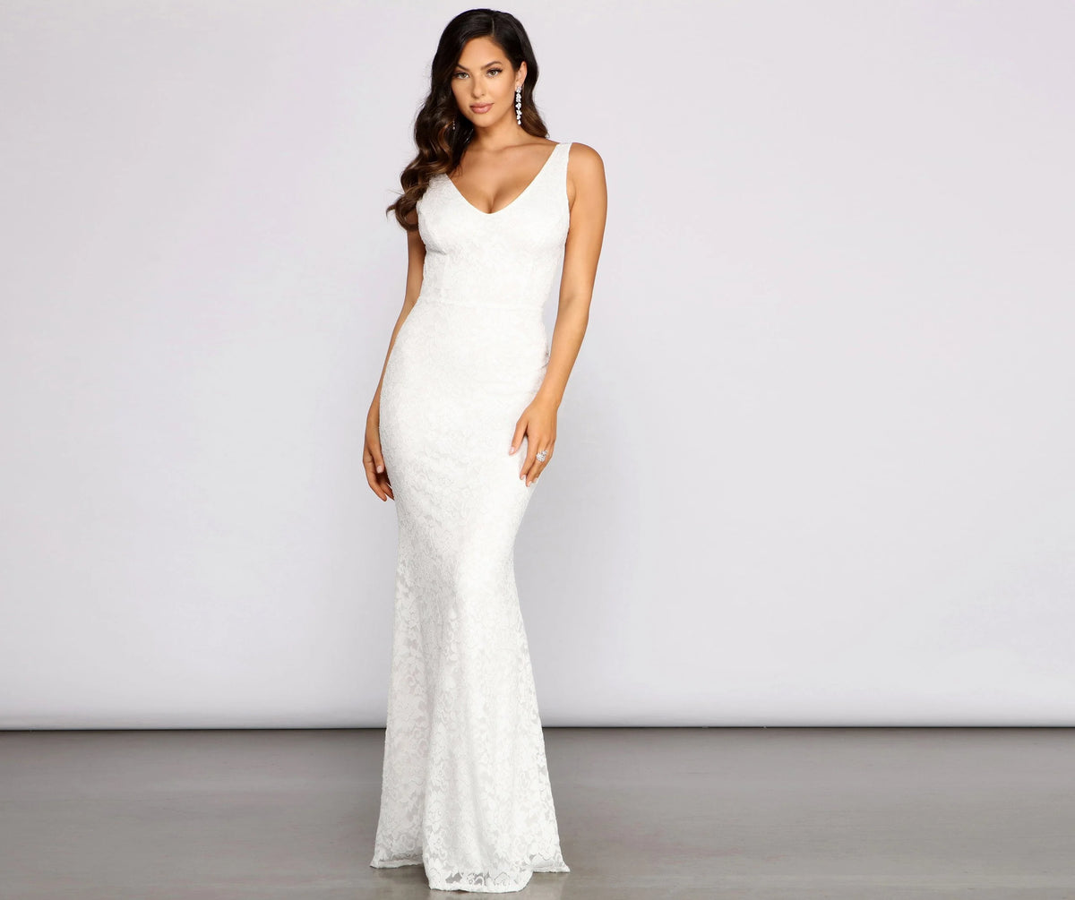 Kelly Formal Stylish Lace Mermaid Dress