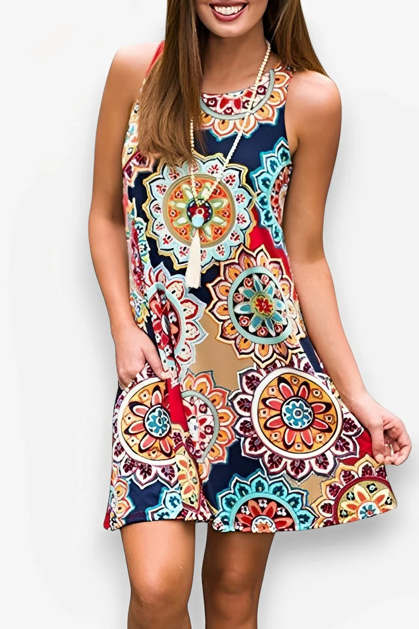 Summer Long Vest Causal Dress